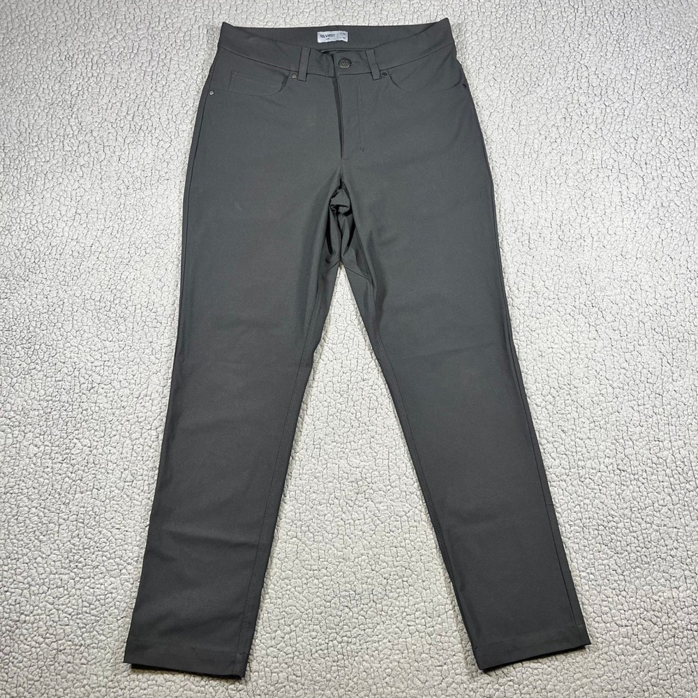 VRST Mens Slim Fit Limitless 5-Pocket‎ Pants Black 30x30 Stretch Commuter Travel